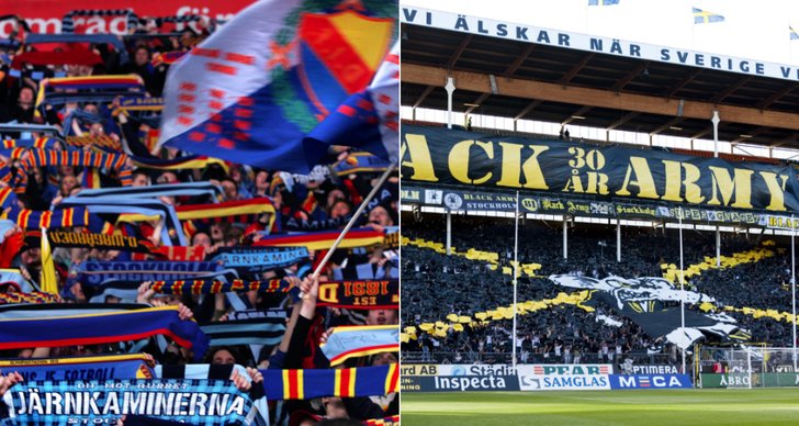 AIK, Djurgården IF, Stockholm, Fotboll, Allsvenskan, Järnkaminerna, Black Army, Derby, Stockholmsderby, Tele2 arena